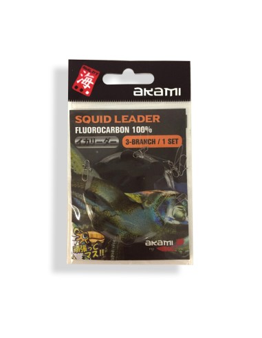 AKAMI SQUID LEADER 3-BRANCH: Eging Rig for Precision Catching